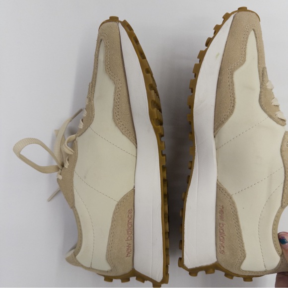 New Balance 327 Sneakers Incense Bone Landslide Casual Neutral Size 7.5 EUC - Picture 6 of 11